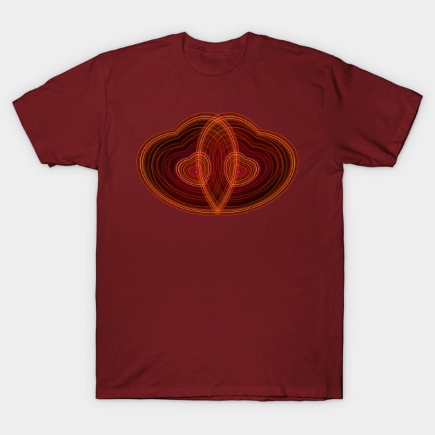 Entwined Hearts T-Shirt by ElviraDraat